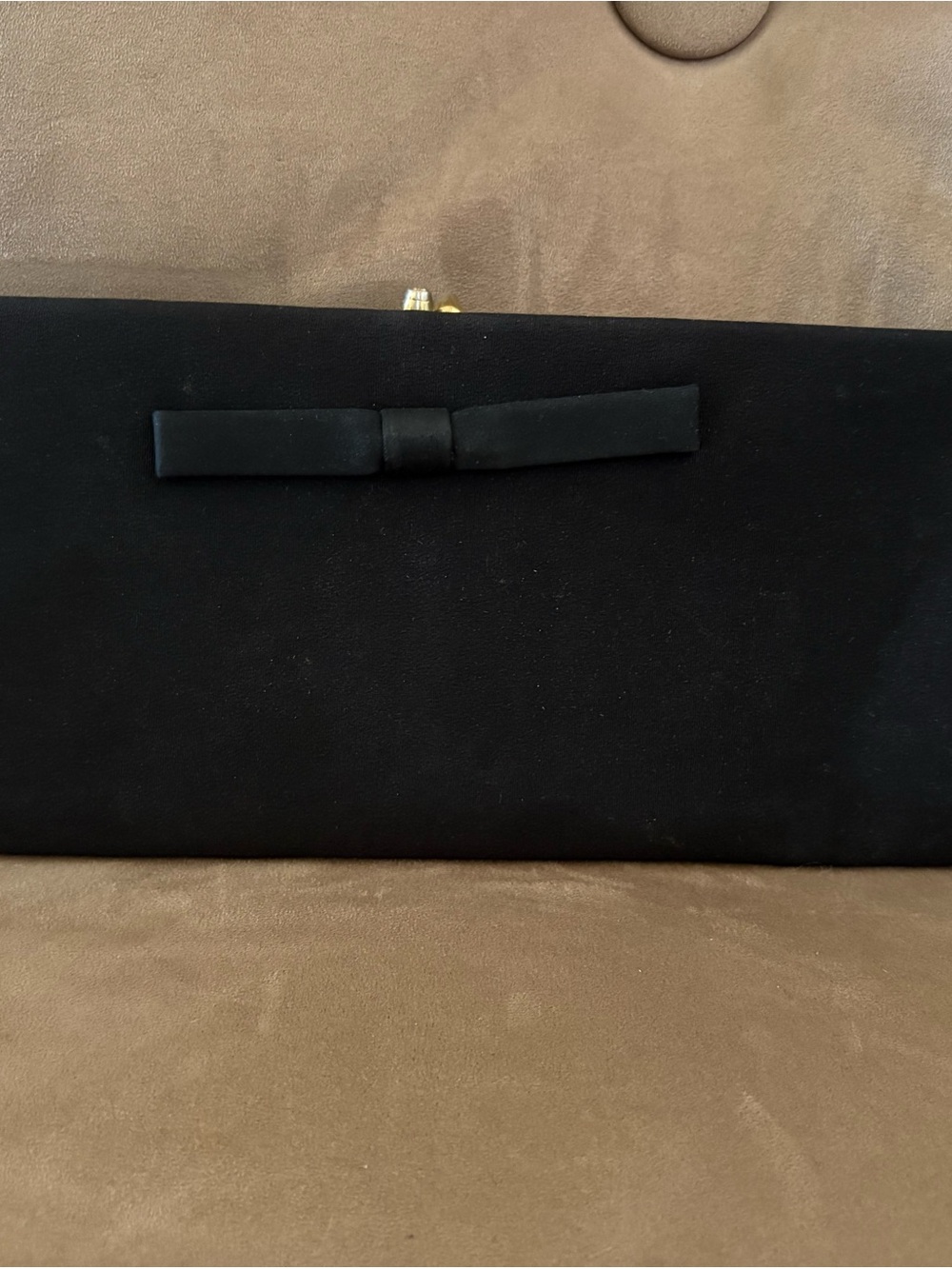Vintage Black Clutch